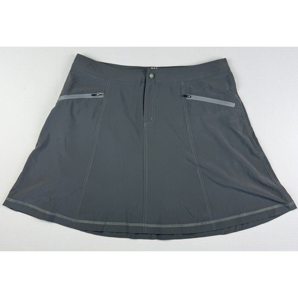 Title Nine Gray Athletic Skort with Built-In Shorts Size 10